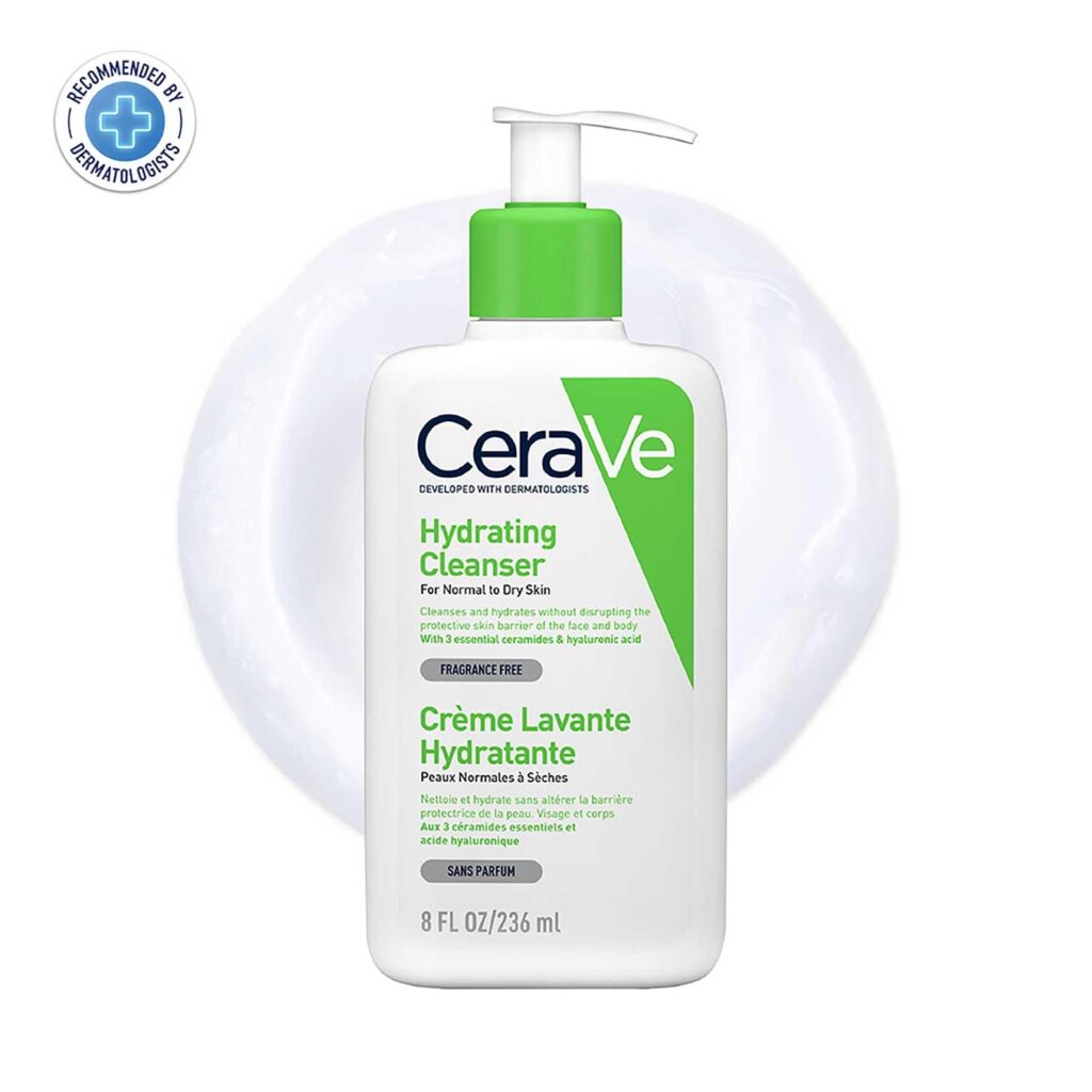 CeraVe Hydrating Cleanser For Normal To Dry Skin 236ml (Made in UK)