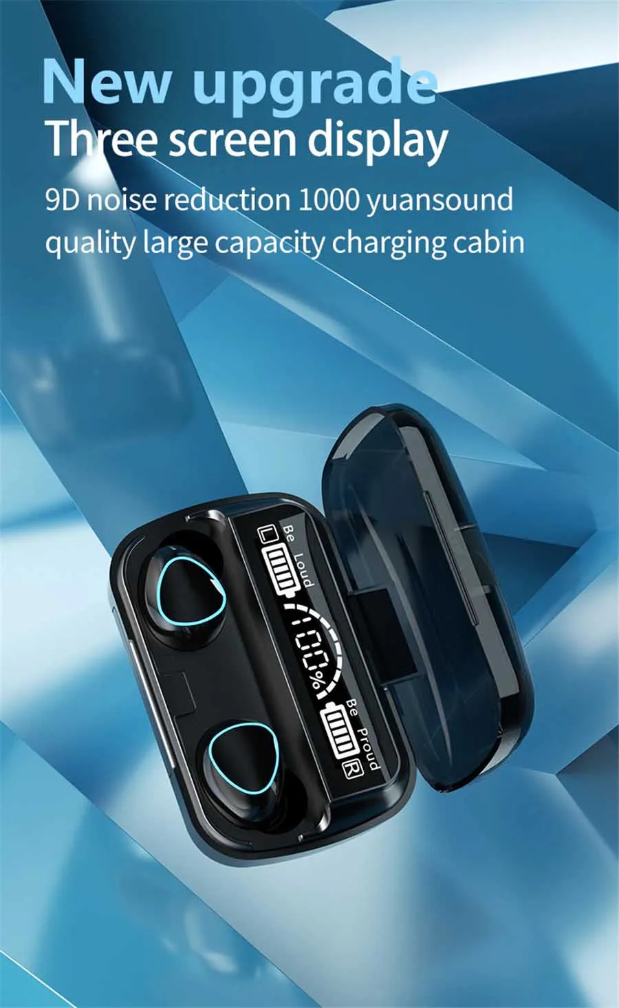 Waterproof M10 TWS Wireless Bluetooth Earbuds