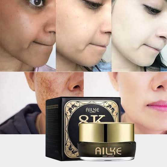 AILKE 8K Plus 10X Whitening Night Cream 20gm – Collagen & Glutathione Radiance Booster (Made in Taiwan) - Image 2