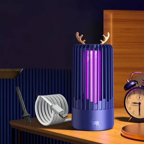 Best Electric Mosquito Killer Lamp for Home & Office ,Rechargeable Silent & Chemical-Free ,Safe for Kids & Pets | Indoor & Outdoor Insect Trap